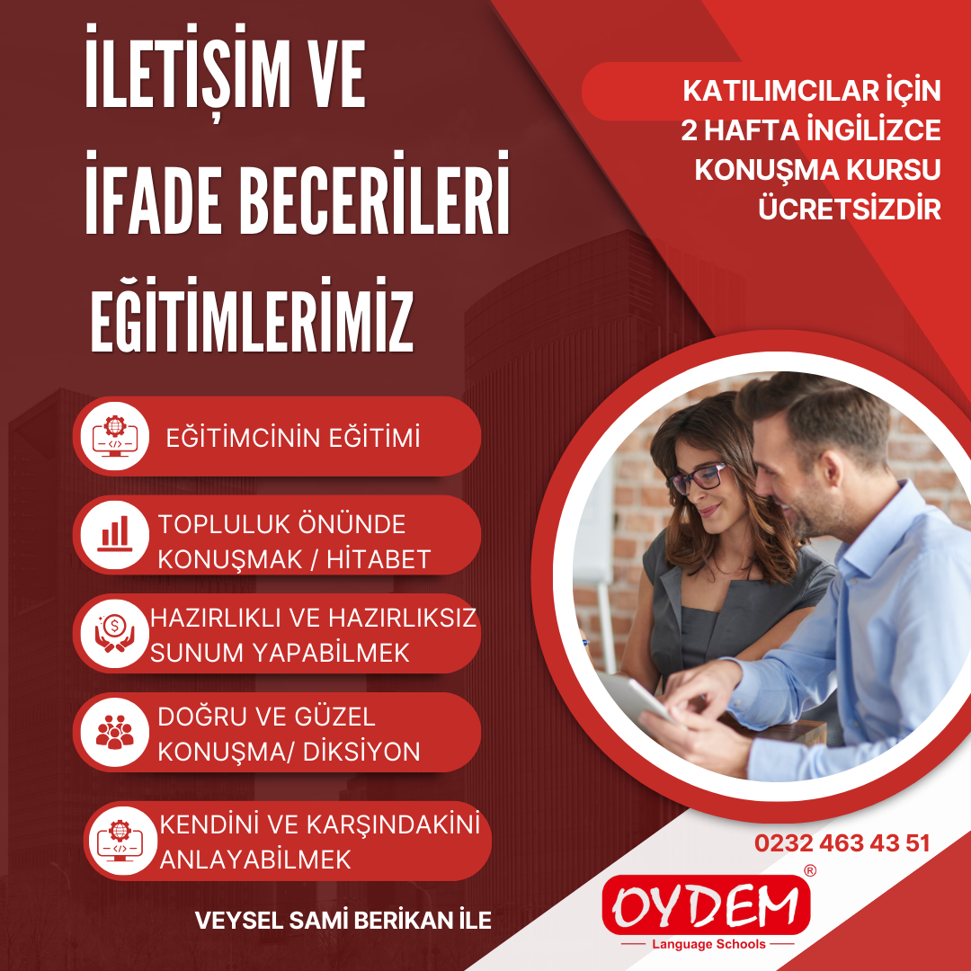 İLETİŞİM VE İFADE BECERİLERİ EĞİTİMLERİMİZ BAŞLIYOR