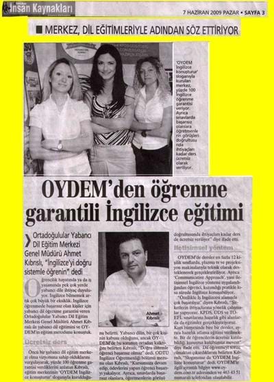 OYDEM in the Press
