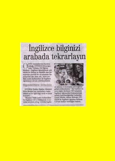 OYDEM in the Press